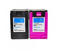 DWOGCEBX Cartouche à Encre à Jet d'encre de Couleur remanufacturée Compatible Compatible avec 805 805xl Deskjet 1210 1212 2330 2332 2335 2720 2721 2722(1SET)