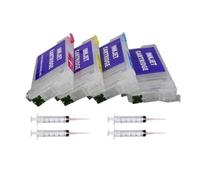 DWOGCEBX Cartouche à Encre Rechargeable 812xl Compatible avec WF-3820 WF-3825 WF-4830 WF-4835 WF-7840 WF-7820 EC-C7000 avec Puce avec Puce