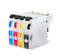 DWOGCEBX Cartouche à Encre Rechargeable Compatible Compatible avec LC103 LC101 Compatible avec MFC-J4310DW J4410DW J4510DW J4610DW J4710DW DCP-J152W