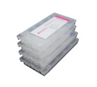 DWOGCEBX Cartouche à Encre Rechargeable de 4pcs 500 ML avec Puce à Usage Unique T7011 T7014 Compatible avec des imprimantes de Mini-sèche comme Les modèles D701 D703 D705 D1005