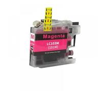 DWOGCEBX Cartridge à Encre Compatible LC103 LC101 103 103 Compatible avec MFC-J650DW J870DW J875DW J6720DW J6920DW J285DW J470DW(1 Magenta)