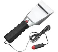 DWOGCEBX Grattoir à Glace de Voiture, Outil de dégivreur de Pare-Brise Chauffant avec Brosse dégivreur, Kit de déneigement d'hiver Compatible avec Les véhicules 12V(1PC)