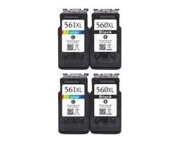 DWOGCEBX PG560 560XL 561XL CARTRIDGES À L'ENK Compatible avec PG-560 CL-561 XL Compatible avec TS5350 TS7450 TS5351 TS5352 TS5353 TS7451(2BK 2COLOR)