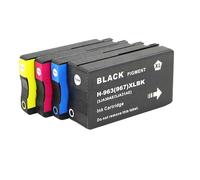 DWOGCEBX VLIAXH 963XL 967XL Carrie DE Couleur DE Couleur RÉMANSAGÉ COMPATIVE 963 967 XL Compatible avec OfficeJet Pro 9010 9015 Imprimante avec Puce