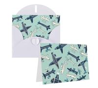 Dwrepo Cartes de vœux vierges avec enveloppes, cartes de remerciement, cartes de notes pour toutes les occasions, 10,2 x 15,2 cm