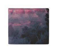 Dwrepo Grand Canyon - Portefeuilles en cuir pour homme et femme - Petit portefeuille fin à deux volets avec porte-cartes - Blanc - Taille unique - Décontracté - Blanc - Taille unique - Décontracté,