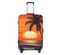 Dwrepo Housse de bagage élastique lavable anti-rayures en élasthanne pour bagages de 45,7 à 81,3 cm, Noir , M