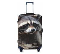 Dwrepo Housse de bagage élastique lavable anti-rayures en élasthanne pour bagages de 45,7 à 81,3 cm, Noir , M