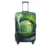 Dwrepo Housse de bagage en forme de chou lumineux - Housse de protection élastique lavable anti-rayures en élasthanne pour bagages de 45,7 à 81,3 cm, Noir , L