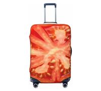 Dwrepo Housse de bagage en forme de tranche de tomate, élastique, lavable, anti-rayures, protection en élasthanne, pour bagages de 45,7 à 81,3 cm, Noir , x-large