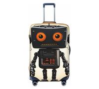 Dwrepo Housse de bagage noire en élasthanne pour valise de 45,7 à 81,3 cm - Lavable et anti-rayures, Noir , M