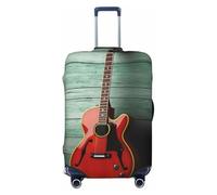 Dwrepo Jolie housse de bagage de guitare élastique lavable anti-rayures en élasthanne pour bagages de 45,7 à 81,3 cm, Noir , S