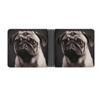Dwrepo Portefeuille en cuir à deux volets pour homme - Portefeuille fin avec plusieurs cartes - Porte-cartes classique pour homme - Noir - Taille unique - Classique - Noir - Taille unique, Noir ,