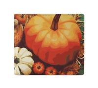 Dwrepo Portefeuille Happy Thanksgiving pour femme et homme en cuir - Petit portefeuille fin à deux volets - Blanc - Taille unique - Décontracté - Blanc - Taille unique, blanc, Taille unique,