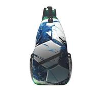 Dwrepo Sac à bandoulière pour homme et femme - Sac à dos cool pour ballon de football - Sac à dos de randonnée - Noir - Taille unique - Noir - Taille unique, Noir , Taille unique, Sac à dos en