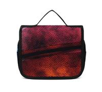Dwrepo Trousse de toilette à suspendre pour homme et femme - Portable - Étanche - Organisateur de basket-ball - Sport - Sac de toilette de voyage - 22,5 x 18,5 cm - Trousse de toilette à suspendre -