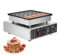 DWSSX Mini gaufrier électrique antiadhésif, 25/50 pièces, Commercial, adapté à la maison et aux Restaurants (Size : 25)