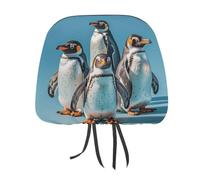 DWTJKMS 1 housse d'appui-tête de voiture réglable et réutilisable, accessoires de siège d'intérieur de voiture, mignon, vintage, housse de protection pour la plupart des voitures