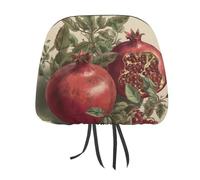 DWTJKMS 1 housse de protection réglable et réutilisable pour appuie-tête de voiture - Motif baies de grenade