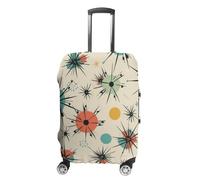 DWTJKMS Atomic Housse de bagage à motif étoiles rétro simple et généreuse housse anti-poussière lavable résistante aux rayures pour valise de 48,3 à 81,3 cm, Style :, S, Housse de valise