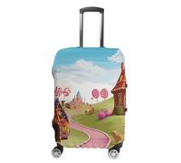 DWTJKMS Candy Land Housse de bagage simple et généreuse housse anti-poussière lavable résistante aux rayures pour valise de 48,3 à 81,3 cm, Style :, S, Housse de valise
