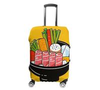 DWTJKMS Cartoon Hotpot Doodle Housse de bagage simple et généreuse housse anti-poussière lavable résistante aux rayures pour valise de 48,3 à 81,3 cm, Style :, XL, Housse de valise