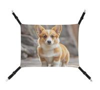 DWTJKMS Corgi Hamac pour chiens et chats - Hamac de couchage doux réglable pour animaux domestiques - Utilisation en toutes saisons pour chats, furets, chiots, lapins, petits animaux (classique)