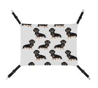 DWTJKMS Dachshund Weiner Hamac doux réglable pour animaux domestiques pour chats, furets, chiots, lapins, petits animaux (classique)