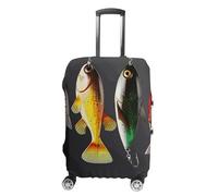 DWTJKMS Différents types d'appâts de pêche Housse de bagage simple et généreux Housse anti-poussière lavable résistant aux rayures pour valise de 48,3 à 81,3 cm, Style :, L, Housse de valise