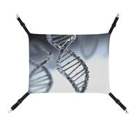 DWTJKMS DNA Chain Hamac pour chat avec photo - Hamac de couchage doux réglable pour animaux domestiques - Pour toutes saisons - Pour chats, furets, chiots, lapins, petits animaux (classique)