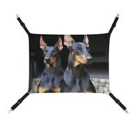 DWTJKMS Doberman Hamac pour chat - Hamac de couchage doux réglable pour animaux domestiques - Utilisation en toutes saisons pour chats, furets, chiots, lapins, petits animaux (classique)