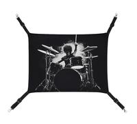 DWTJKMS Drummer Hamac pour chat - Hamac de couchage doux réglable pour animaux domestiques - Pour toutes saisons - Utilisation pour chats, furets, chiots, lapins, petits animaux (classique)