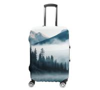 DWTJKMS Foggy Mountains Housse de bagage simple et généreuse pour valise de 48,3 à 81,3 cm, lavable et résistante aux rayures, Style :, S, Housse de valise