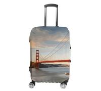 DWTJKMS Golden Gate Bridge Housse de bagage simple et généreuse housse anti-poussière lavable résistante aux rayures pour valise de 48,3 à 81,3 cm, Style :, S, Housse de valise