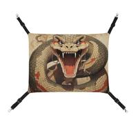 DWTJKMS Hamac à gueule ouverte pour chat, hamacs de couchage doux réglable pour animaux domestiques, toutes saisons, utilisation pour chats, furets, chiots, lapins, petits animaux (classique)