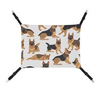 DWTJKMS Hamac de berger allemand pour chat, hamacs de couchage doux, hamac réglable pour animaux de compagnie, toutes saisons, utilisation pour chats, furets, chiots, lapins, petits animaux (classique
