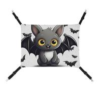 DWTJKMS Hamac de couchage doux pour chat, chauve-souris, hamac réglable pour animal domestique, utilisation en toutes saisons pour chats, furets, chiots, lapins, petits animaux (classique)