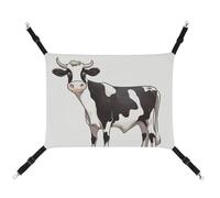 DWTJKMS Hamac de couchage doux pour chat et vache laitière - Hamac réglable pour animaux domestiques - Utilisation en toutes saisons pour chats, furets, chiots, lapins, petits animaux (classique)