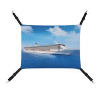 DWTJKMS Hamac de croisière pour chat - Hamac de couchage doux réglable pour animaux domestiques - Utilisation en toutes saisons pour chats, furets, chiots, lapins, petits animaux (classique)