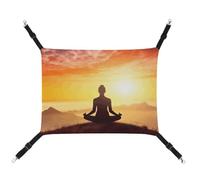 DWTJKMS Hamac de méditation pour chat - Hamacs de couchage doux réglable pour animaux domestiques - Utilisation en toutes saisons pour chats, furets, chiots, lapins, petits animaux (classique)