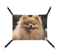 DWTJKMS Hamac de Poméranie pour chien et chat - Hamac de couchage doux réglable pour animaux domestiques - Utilisation en toutes saisons pour chats, furets, chiots, lapins, petits animaux (classique)