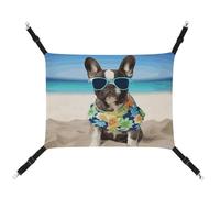 DWTJKMS Hamac d'été pour chat, bouledogue français, hamacs de couchage doux, hamac réglable pour animaux domestiques, toutes saisons, utilisation pour chats, furets, chiots, lapins, petits animaux