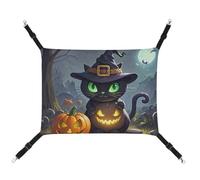 DWTJKMS Hamac d'Halloween pour chat - Hamac de couchage doux réglable pour animaux domestiques - Utilisation en toutes saisons pour chats, furets, chiots, lapins, petits animaux (classique)