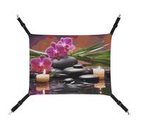 DWTJKMS Hamac doux réglable en forme de fleurs avec pierres de massage pour chat, furet, chiot, lapins, petits animaux (classique)