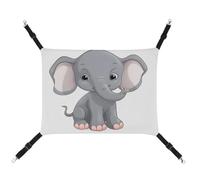 DWTJKMS Hamac mignon en forme d'éléphant de dessin animé pour chat, hamacs de couchage doux, hamac réglable pour animaux de compagnie, utilisation en toutes saisons pour chats, furets, chiots, lapins