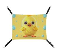 DWTJKMS Hamac mignon jaune en forme de poule pour chat, hamacs de couchage doux, hamac réglable pour animaux de compagnie, utilisation en toutes saisons pour chats, furets, chiots, lapins, petits