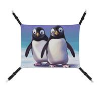 DWTJKMS Hamac pour chat en forme de pingouin mignon - Hamac de couchage doux réglable pour animaux domestiques - Pour toutes les saisons - Pour chats, furets, chiots, lapins, petits animaux (classique