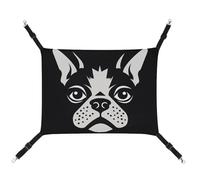 DWTJKMS Hamac pour chat et bouledogue français, hamac de couchage doux réglable pour animaux domestiques, toutes saisons, utilisation pour chats, furets, chiots, lapins, petits animaux (classique)