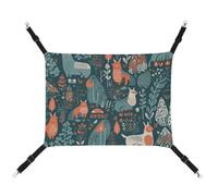 DWTJKMS Hamac pour chat scandinave - Hamac de couchage doux réglable pour animaux domestiques - Utilisation en toutes saisons pour chats, furets, chiots, lapins, petits animaux (classique)