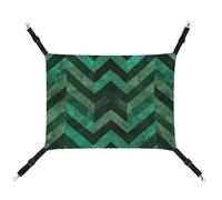 DWTJKMS Hamac pour chat vert émeraude - Hamac de couchage doux réglable pour animaux domestiques - Utilisation en toutes saisons pour chats, furets, chiots, lapins, petits animaux (classique)